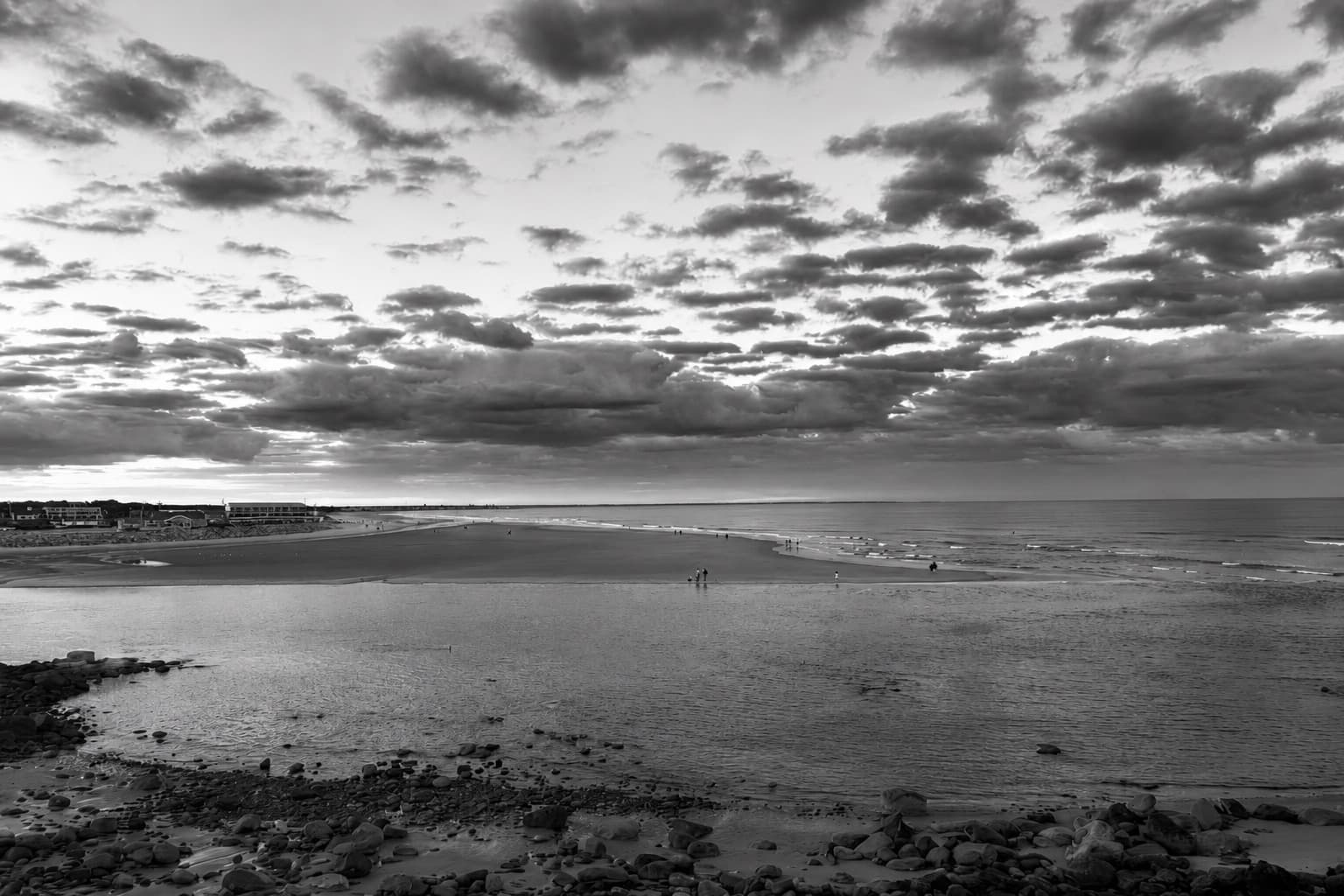Ogunquit Beach, Maine at dusk